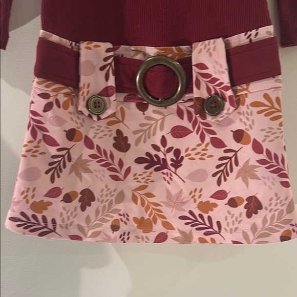 Zunie Red Fit and Flare Dress with 3/4 Sleeves - Picture 5 of 9